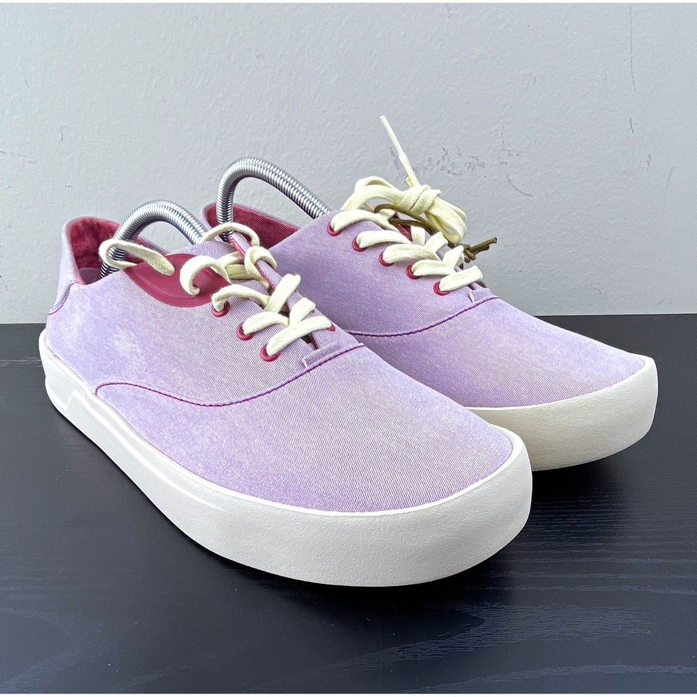 OluKai Tradewind Men's 10 EU 43 Purple Canvas Sneakers 10533-7U7U NEW